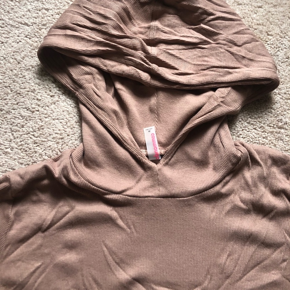 Commando Luxury Rib Hoodie size M